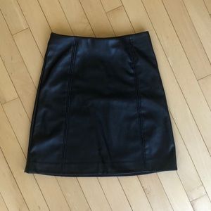 Fake Leather Mini Skirt from Dynamite